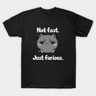 Not Fast Just Furious Cat T-Shirt